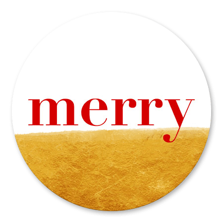 Goud en rode merry